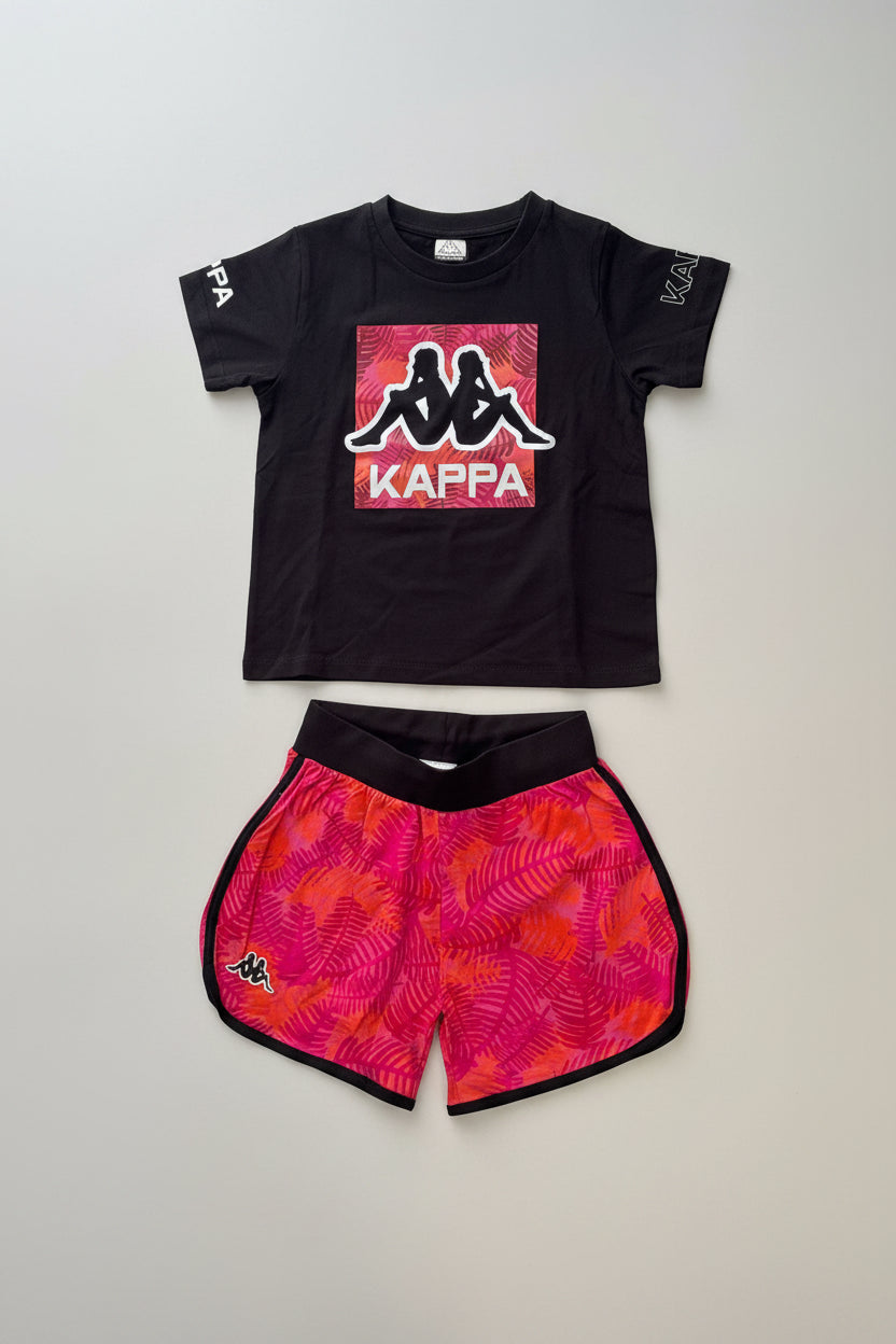 Completo Bambina T-Shirt e Shorts KAPPA - Taglia 8 anni