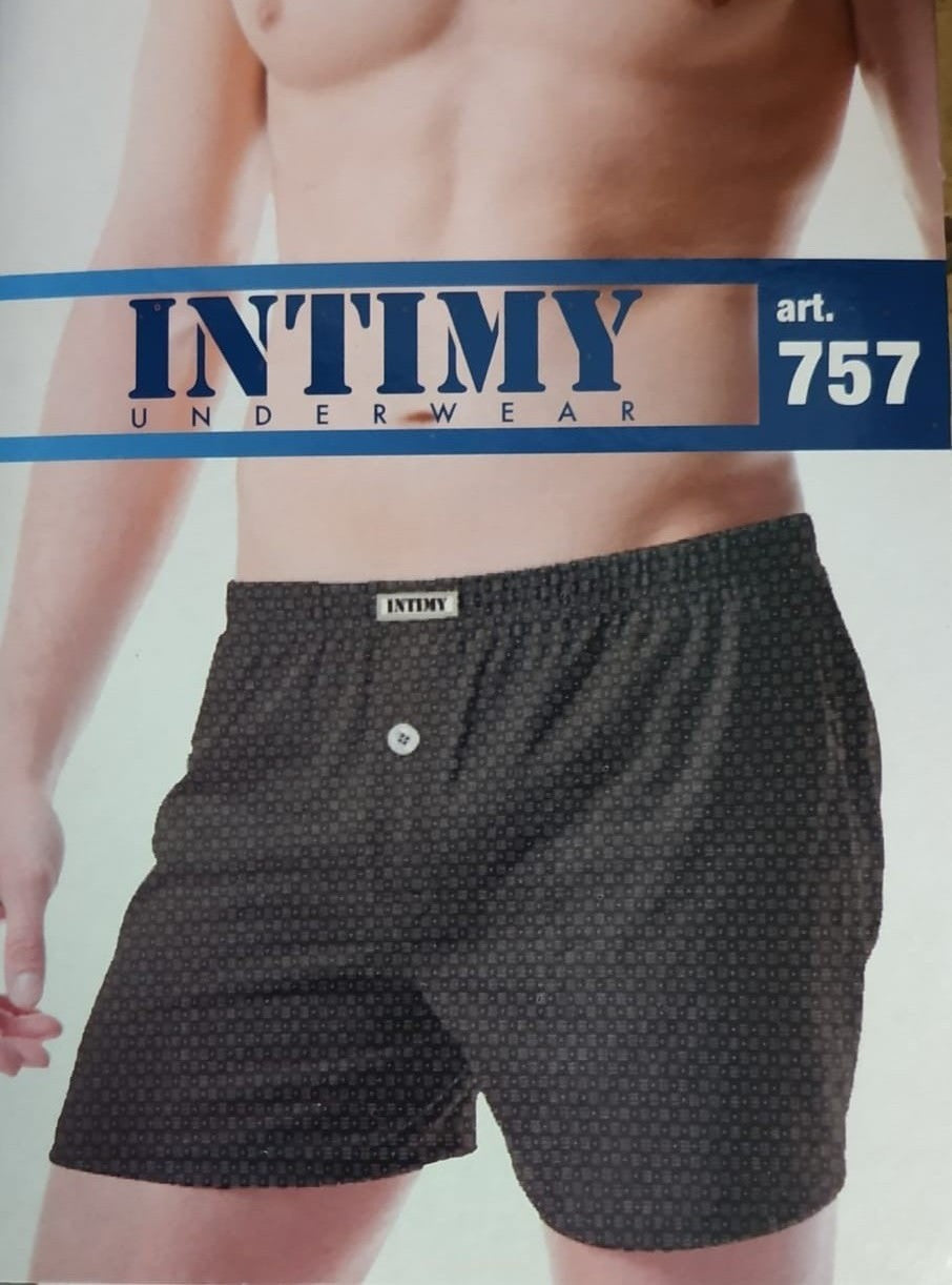 Boxer 100% cotone colori assortiti a con fantasia INTIMY