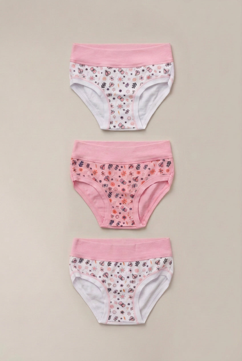 Tripack Slip Vita Alta Bambina ALVADA