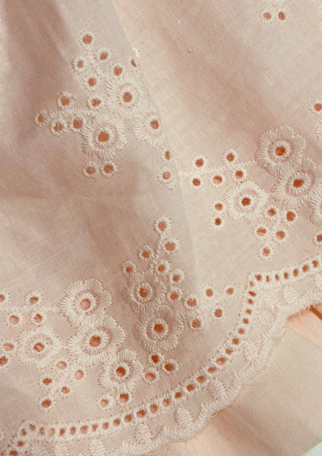 Abito neonata in pizzo Sangallo rosa cipria + cardigan corto tricot LOLLITOP