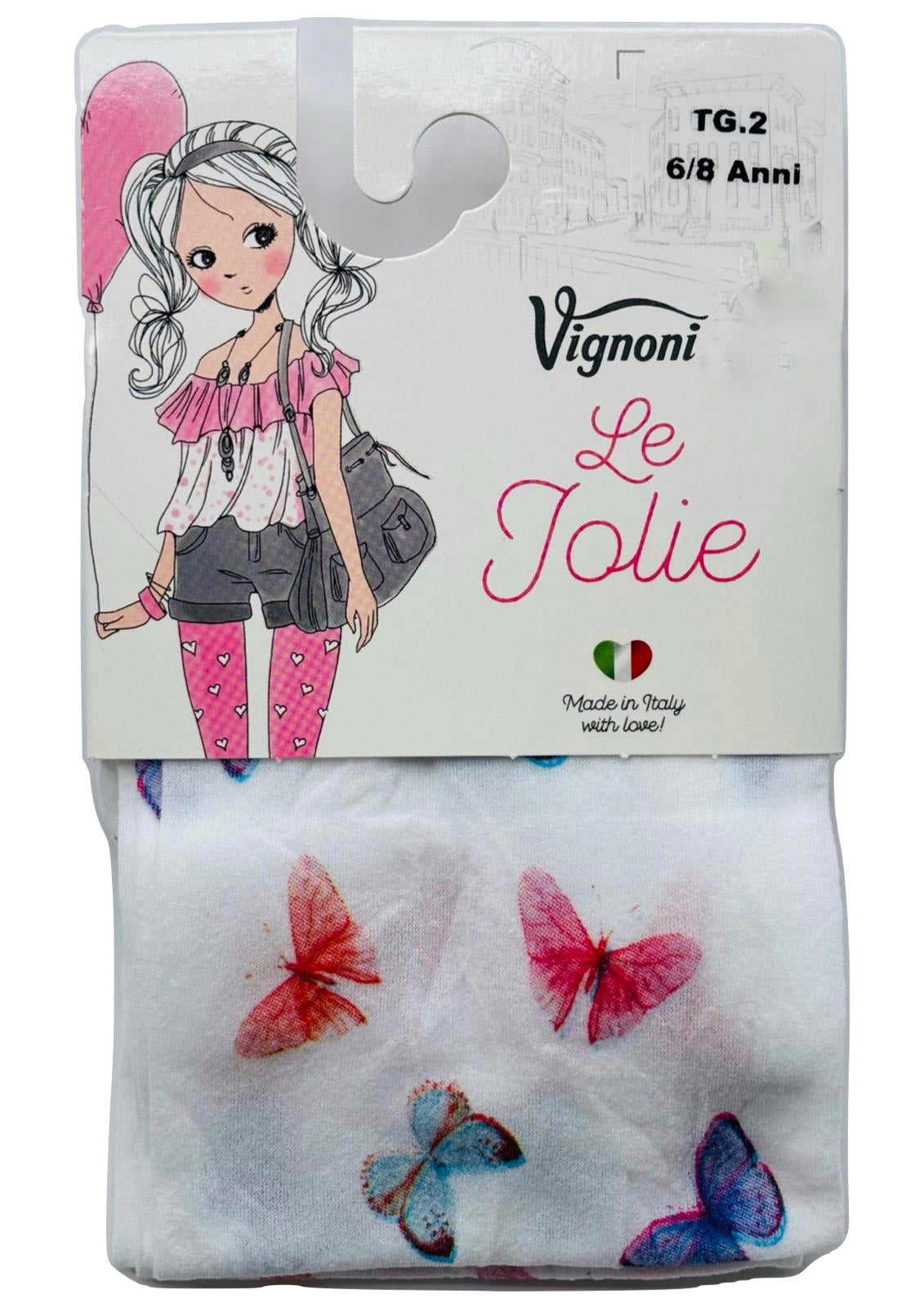 Collant bambina stampati “Le Jolie” VIGNONI