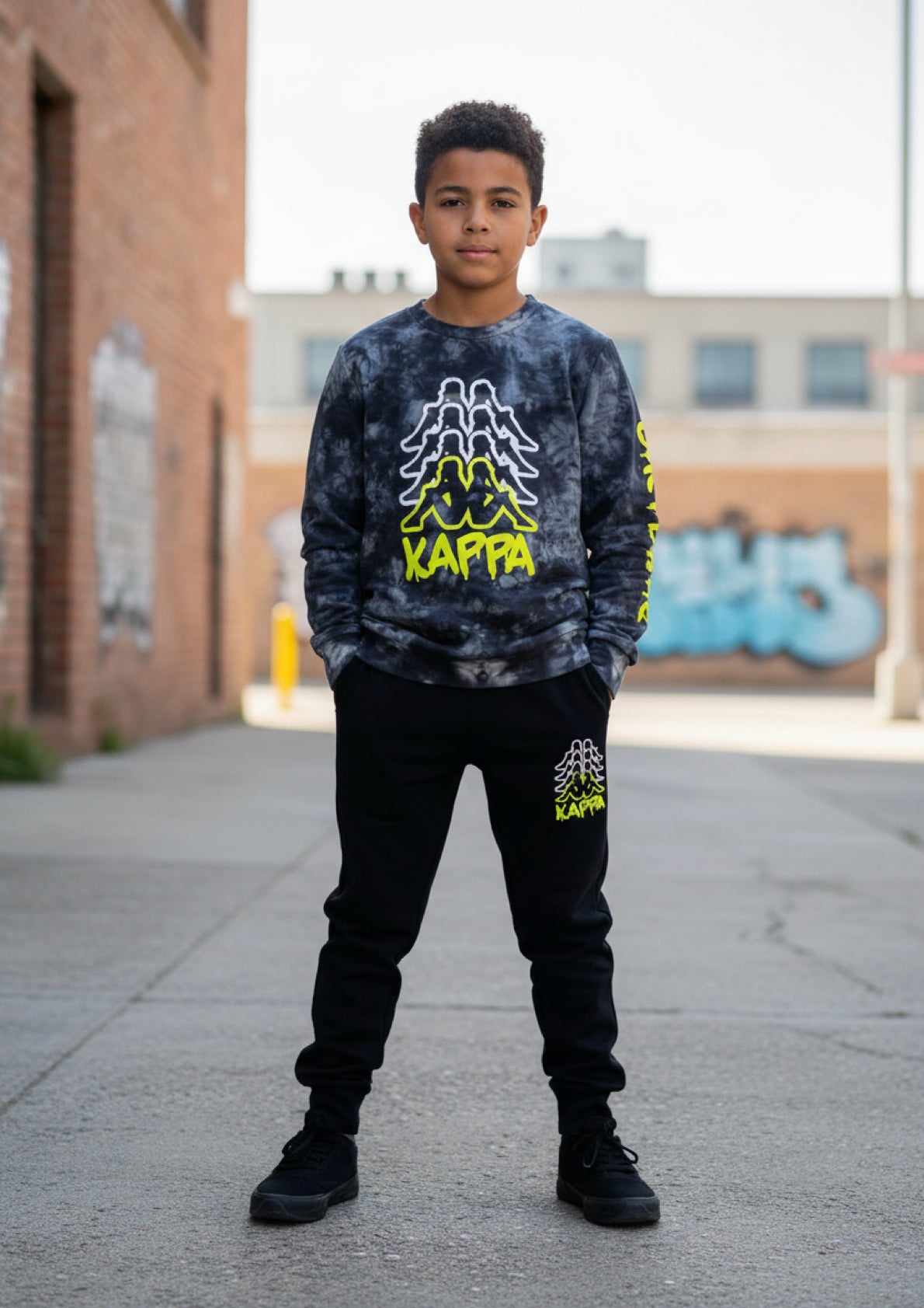 Tuta Bambino in felpa di cotone KAPPA