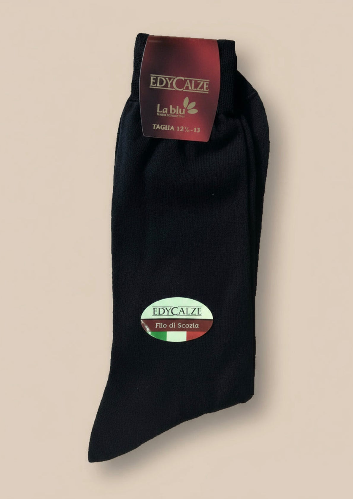 Calza Corta Uomo in Filo di Scozia rasato tinta unita - EDY CALZE