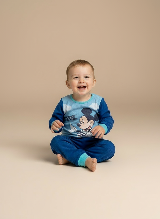 Pigiama Neonato in cotone interlock DISNEY Baby - Taglie 12, 24 e 30 mesi