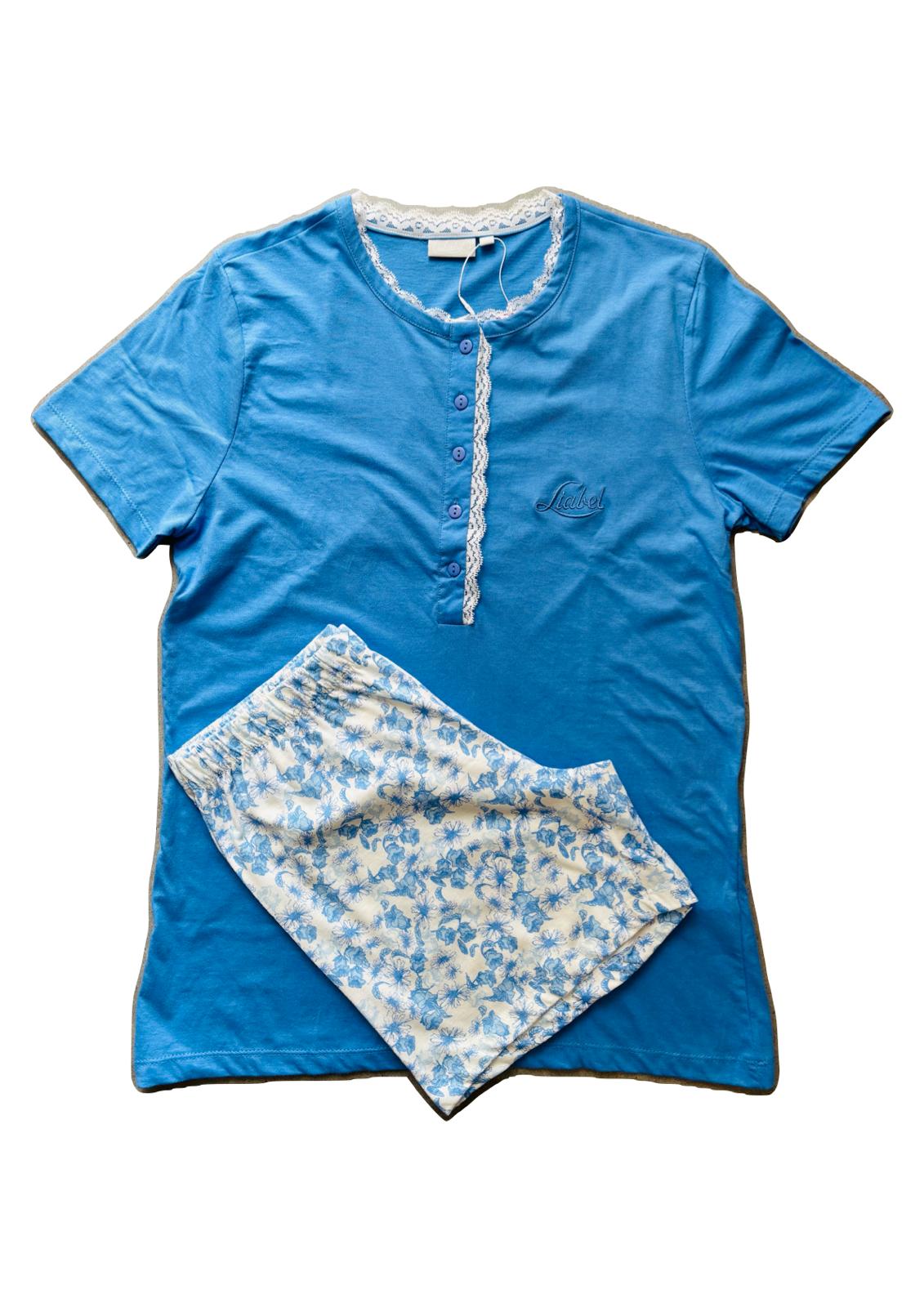 Pigiama donna corto maglia maniche corte e pantaloncini LIABEL
