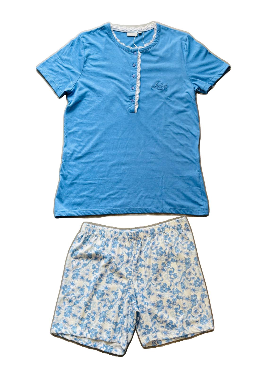 Pigiama donna corto maglia maniche corte e pantaloncini LIABEL