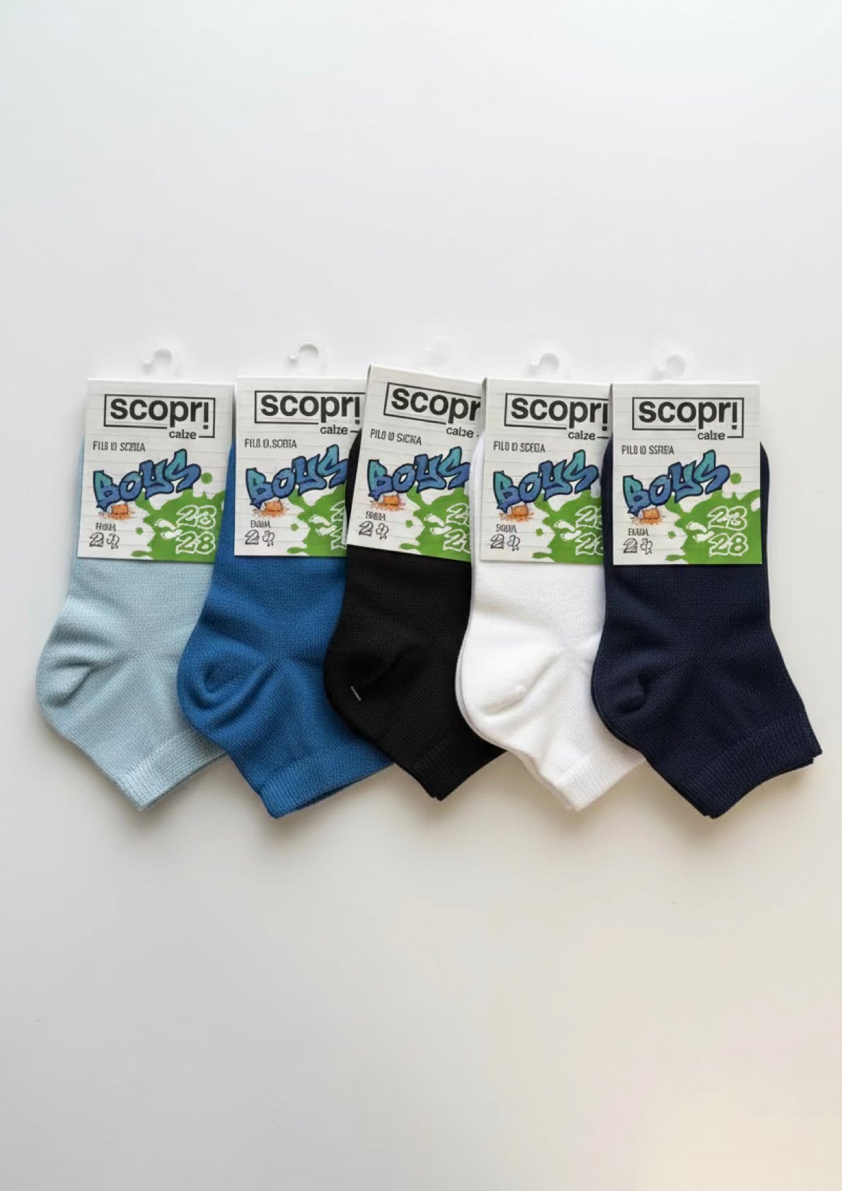 Calze Corte Bambino in filo di scozia "Toby" SCOPRI