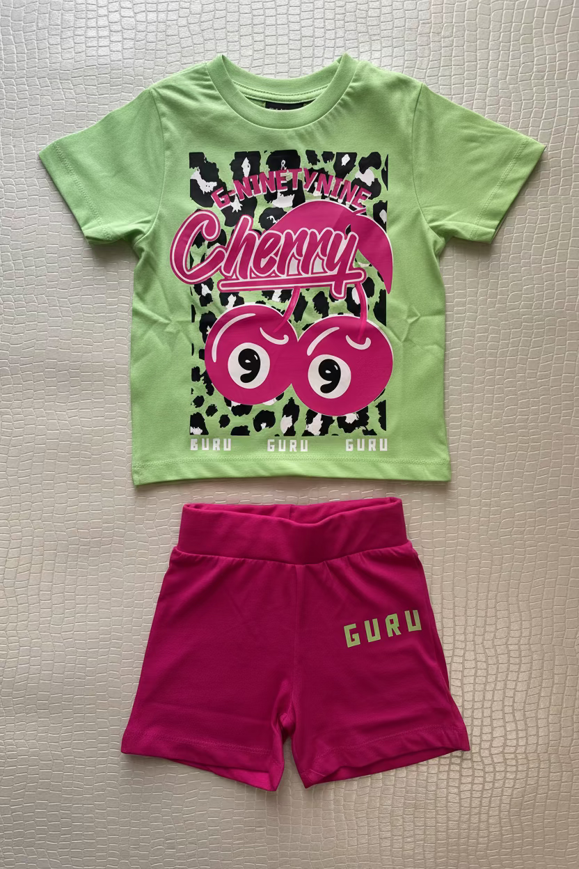 Completo Bambina T-Shirt e Shorts GURU