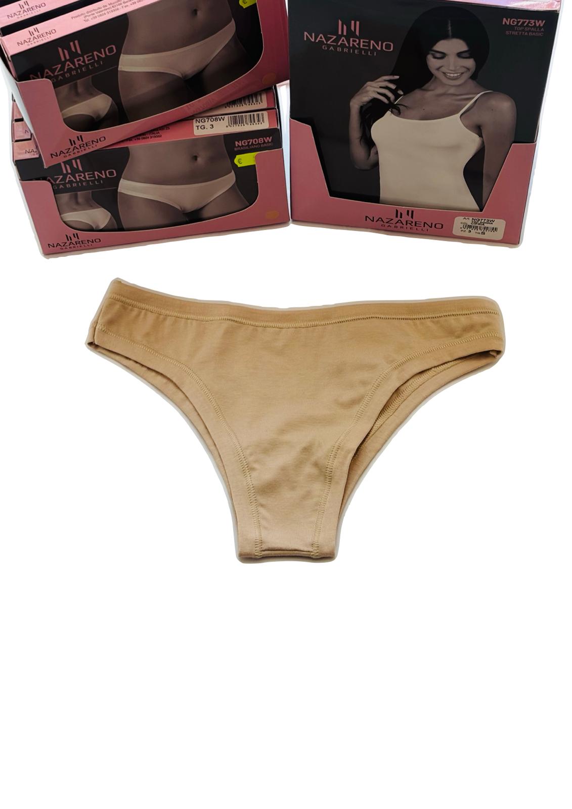 Slip brasiliana donna in cotone NAZARENO GABRIELLI