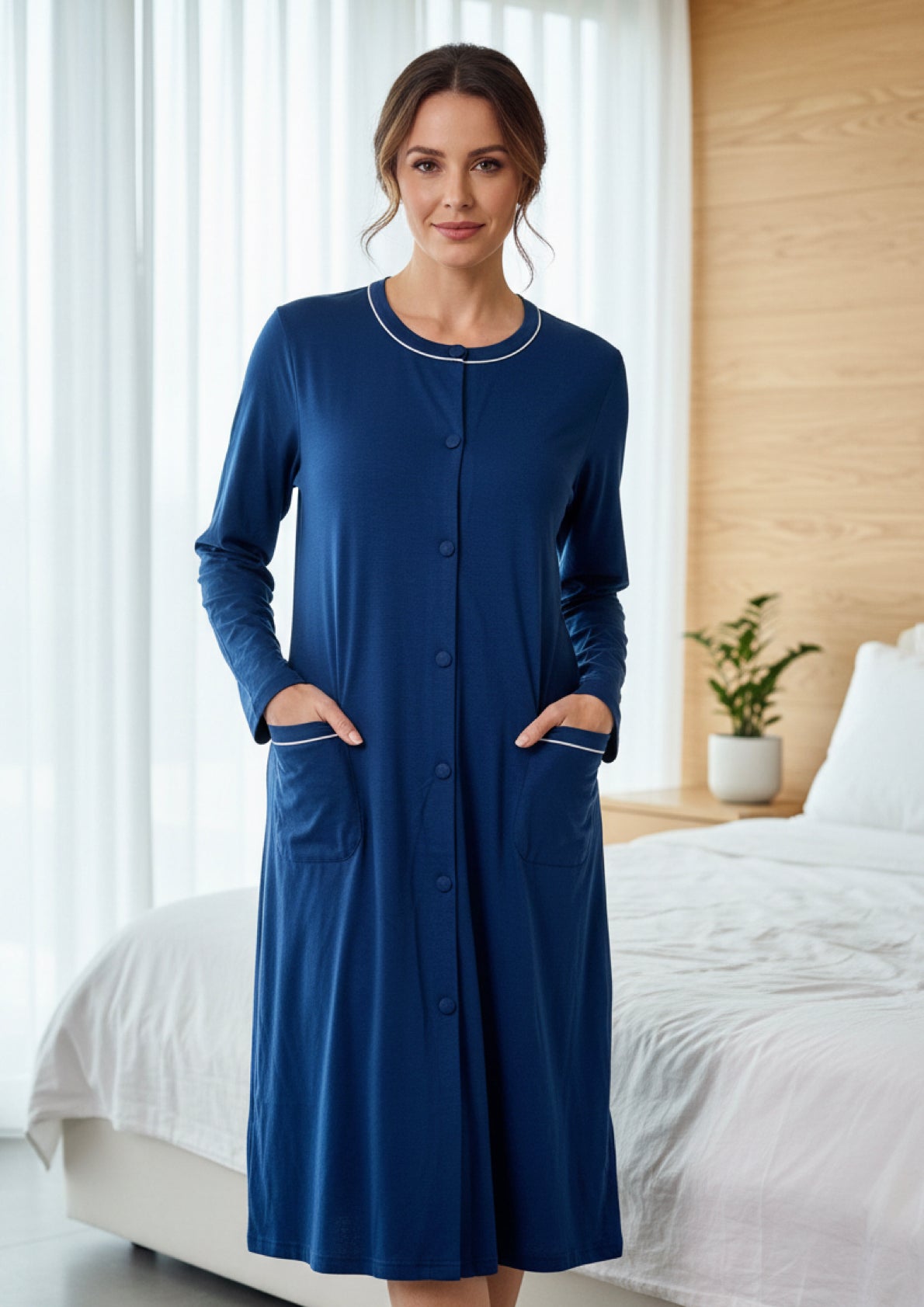 Vestaglia donna in cotone LINCLALOR