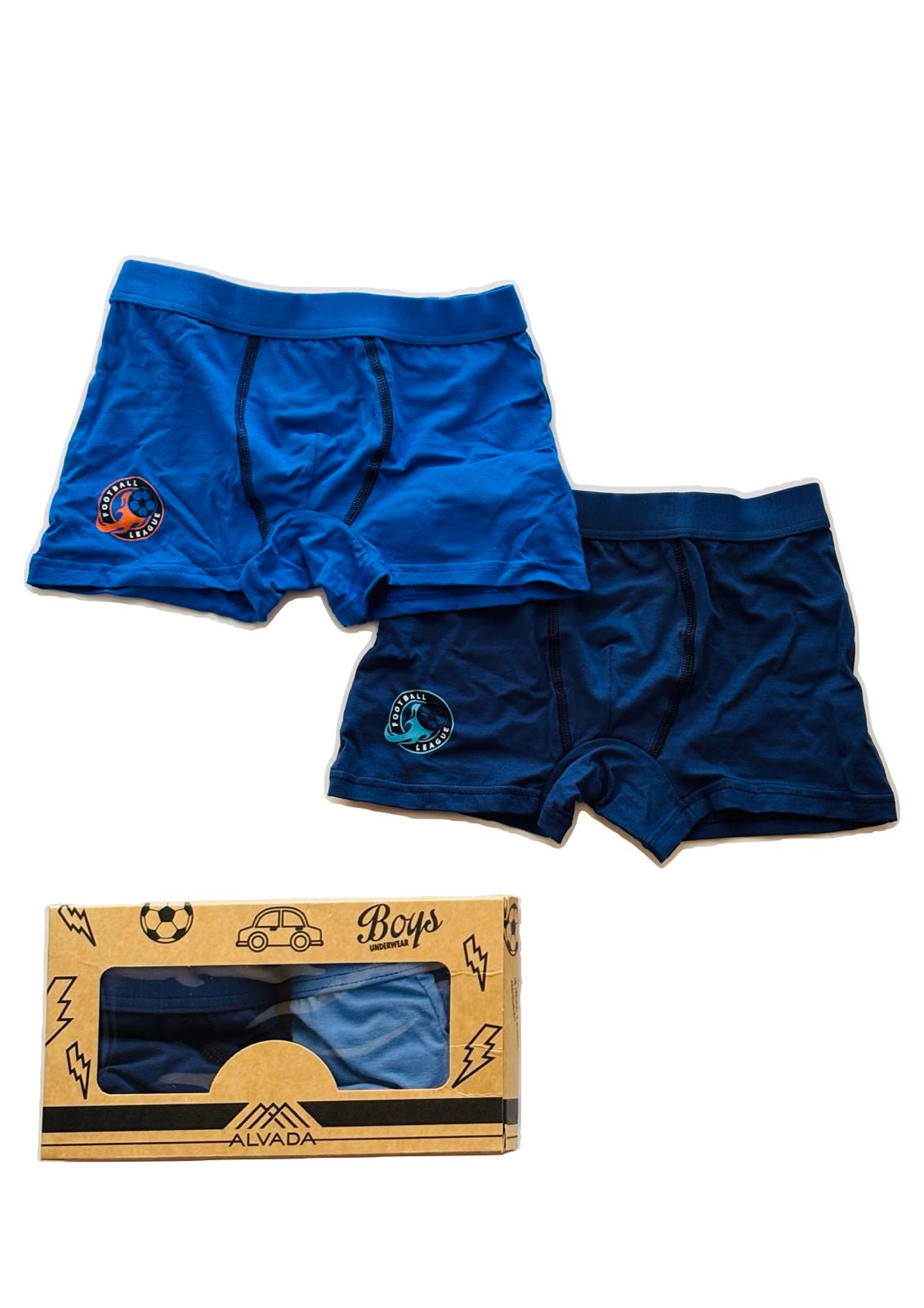 Confezione da 2 Boxer Bambino con elastico interno ALVADA