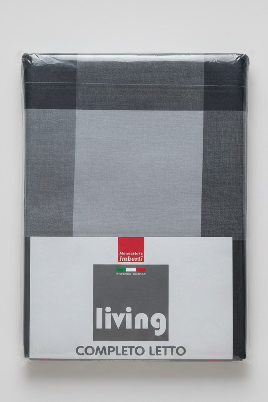 Completo Letto Singolo Puro Cotone Living New York - IMBERTI