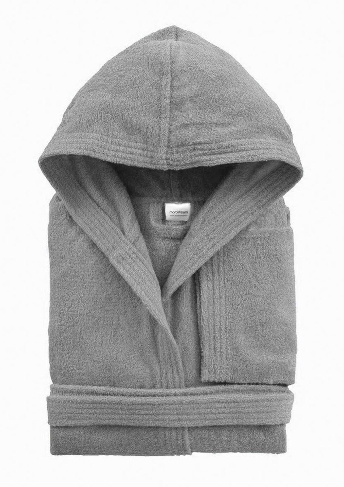 Accappatoio adulto unisex in spugna 100% cotone HAPPIDEA