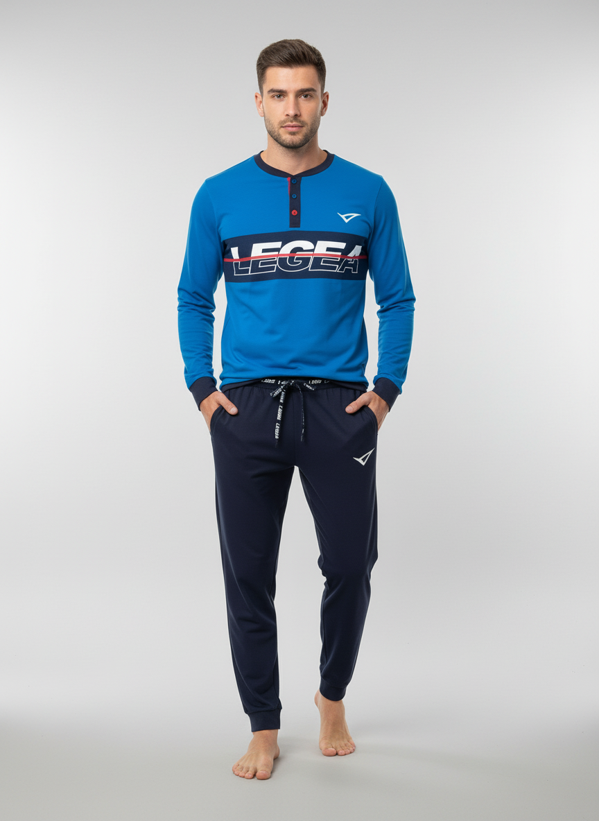 Pigiama Uomo manica lunga jersey LEGEA
