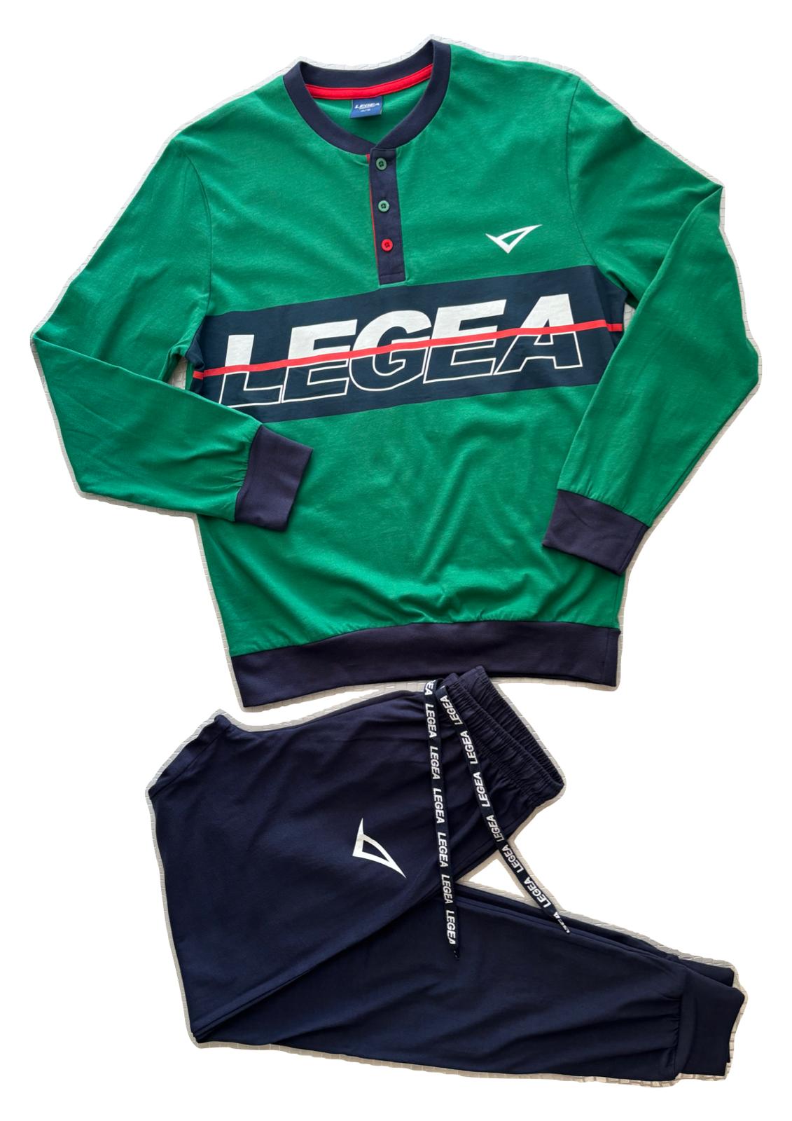 Pigiama Uomo manica lunga jersey LEGEA - Taglia S