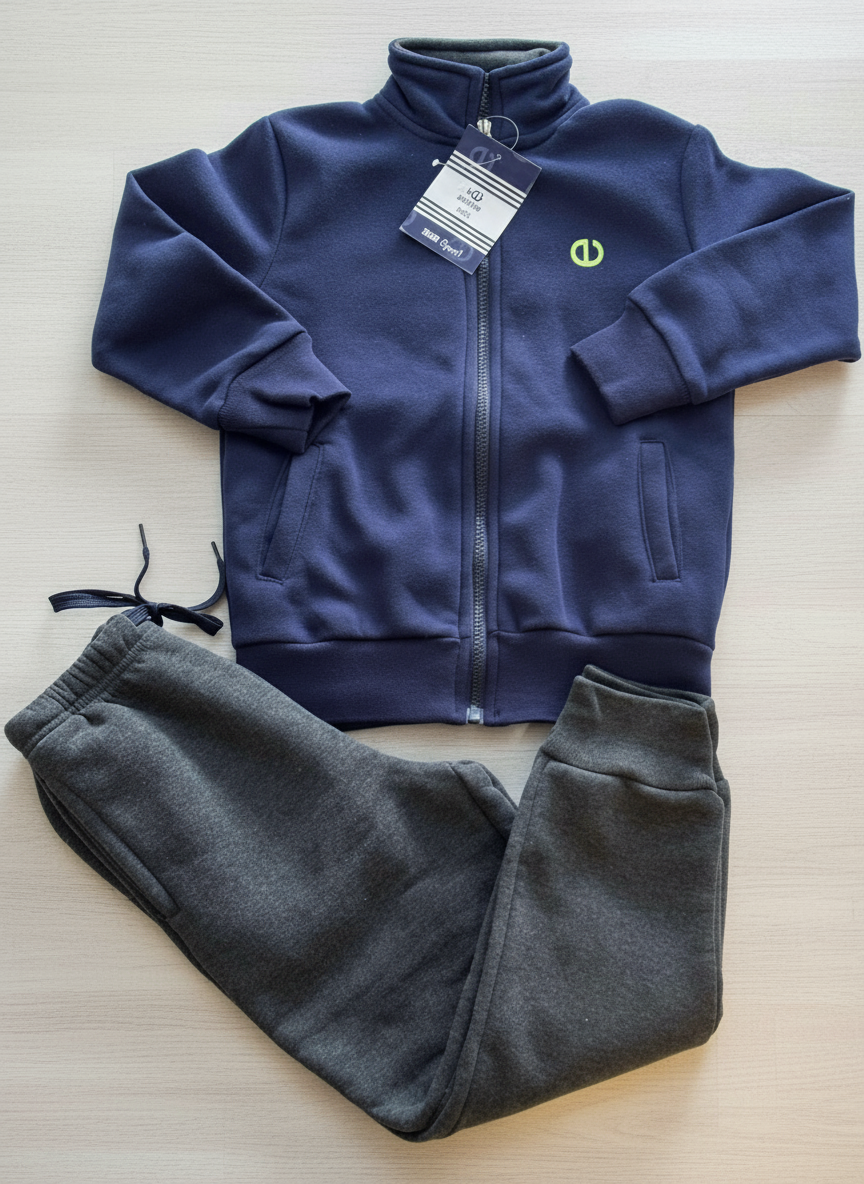 Tuta in Felpa Bimbo con Zip Irge Sport Active - Taglia 5/6 anni