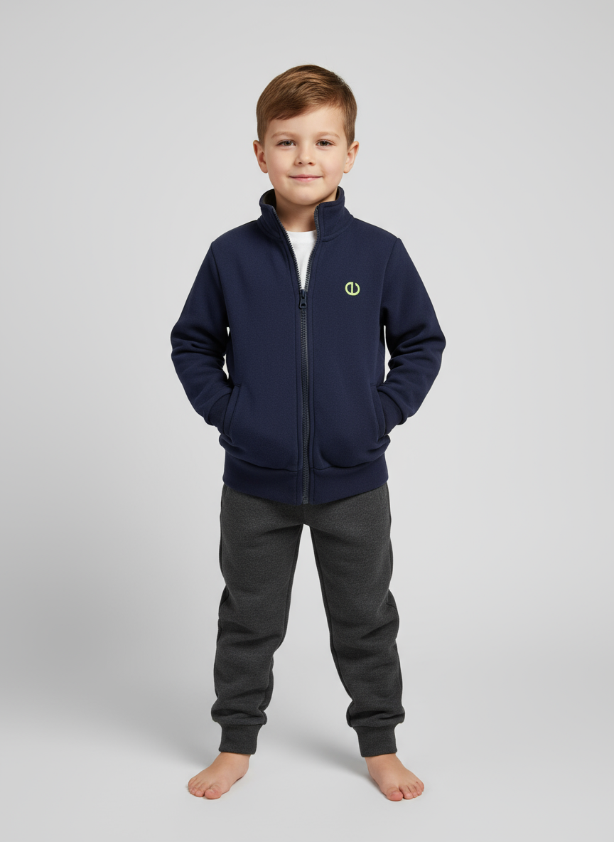 Tuta in Felpa Bimbo con Zip Irge Sport Active - Taglia 5/6 anni