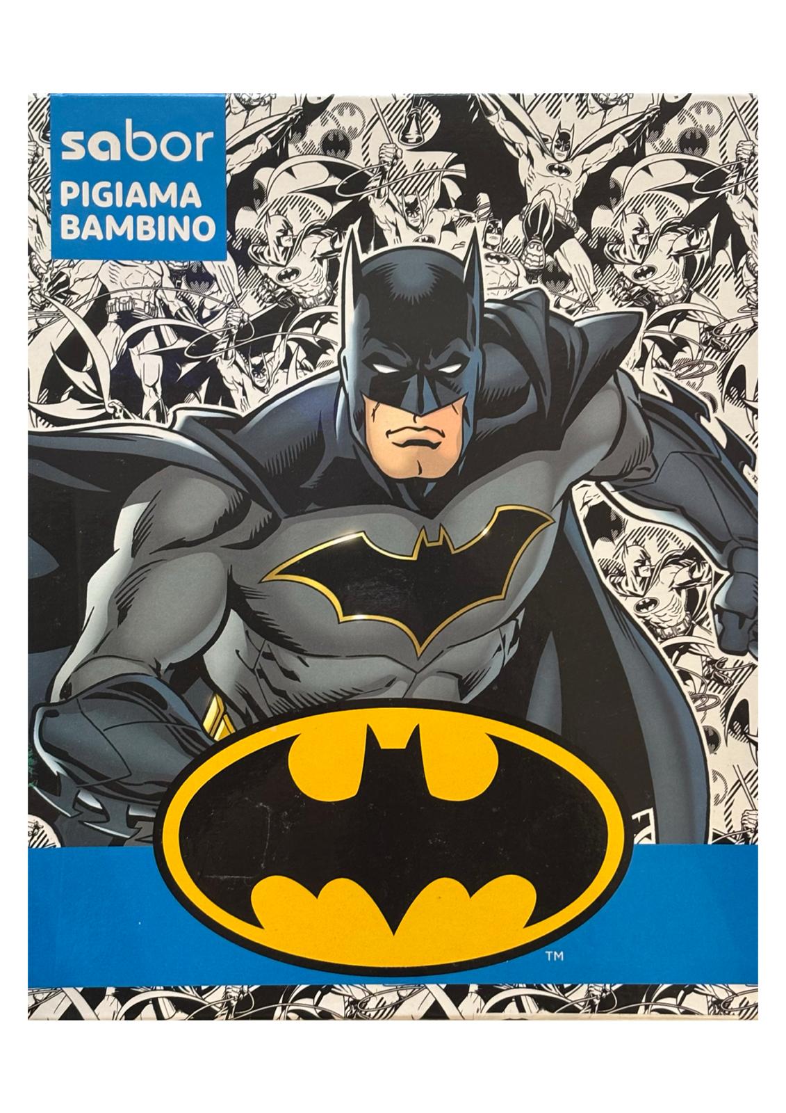 Pigiama bambino cotone felpato BATMAN – Taglia 3/4 anni