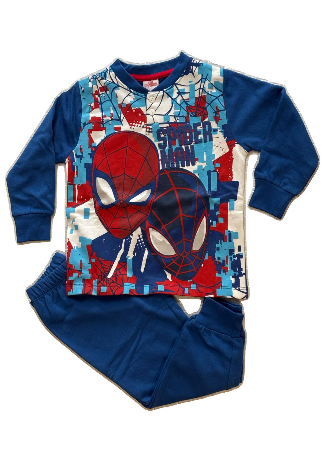 Pigiama bambino cotone felpato SPIDERMAN