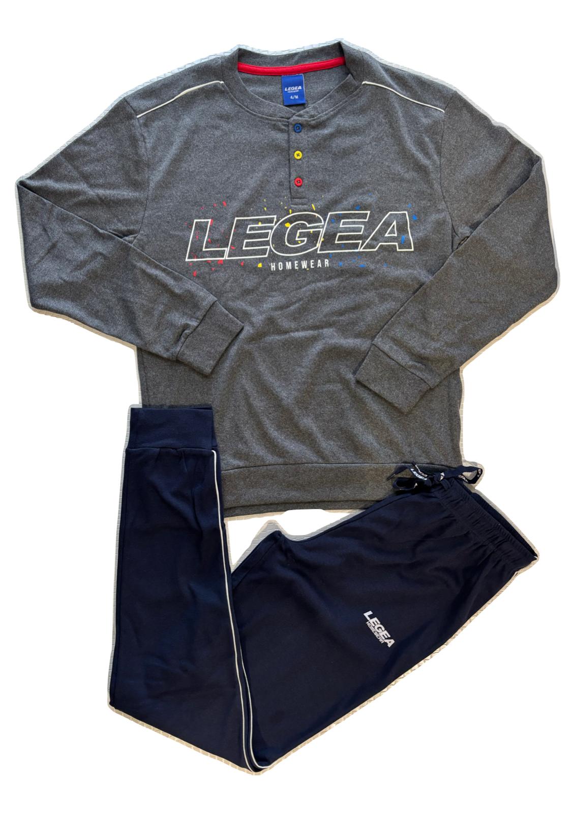 Pigiama Uomo in Cotone Interlock LEGEA Homewear - Taglia 4/M