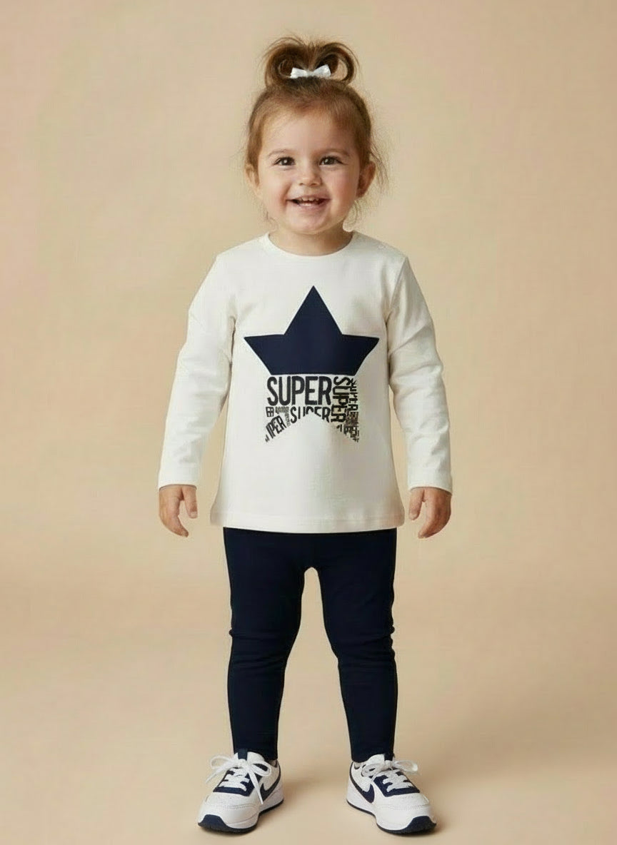 Completo neonata maxi maglia e leggins CAMILLA