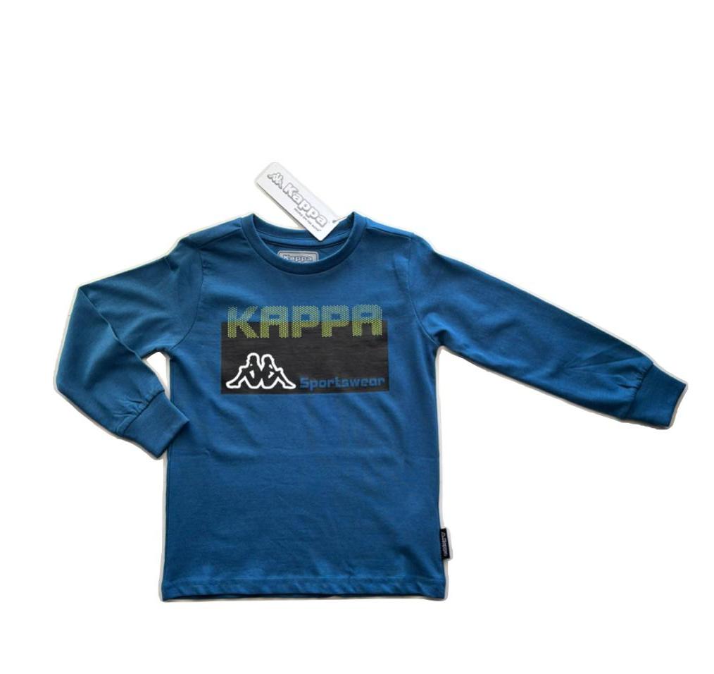 T-Shirt bambino manica lunga con stampa KAPPA