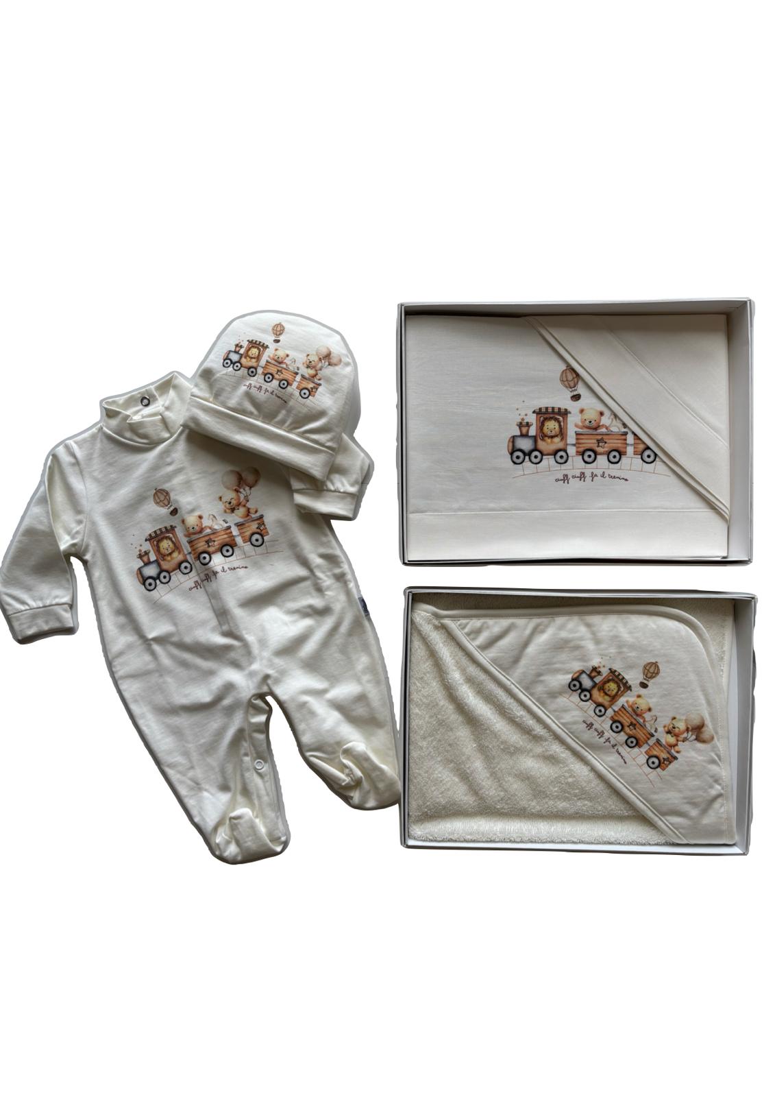 Set Neonato 100% cotone CILIEGINA