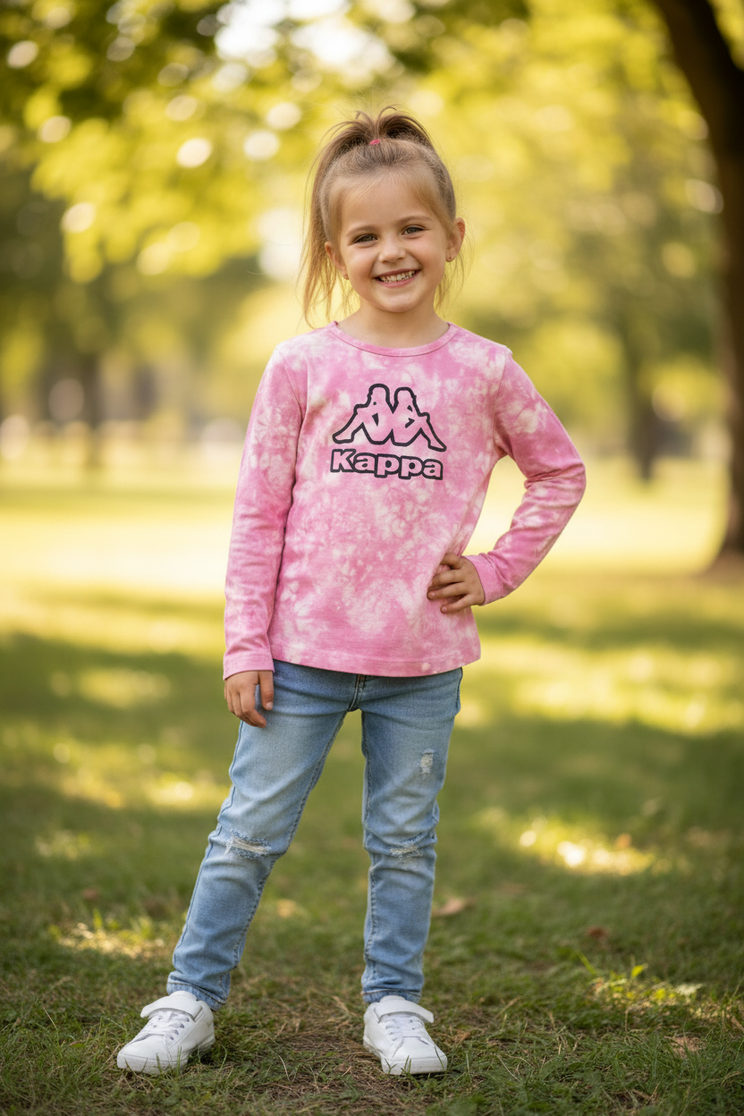 T-shirt bambina a manica lunga KAPPA