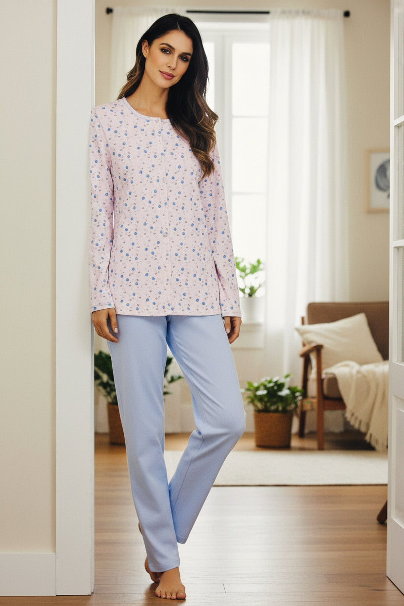 Pigiama donna manica lunga jersey IMMAGINI BY LINCLALOR
