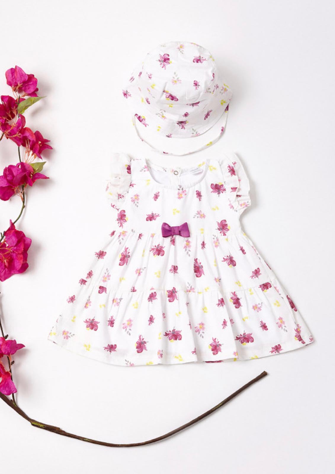 Abitino Neonata in mussola a fantasia ELLEPI