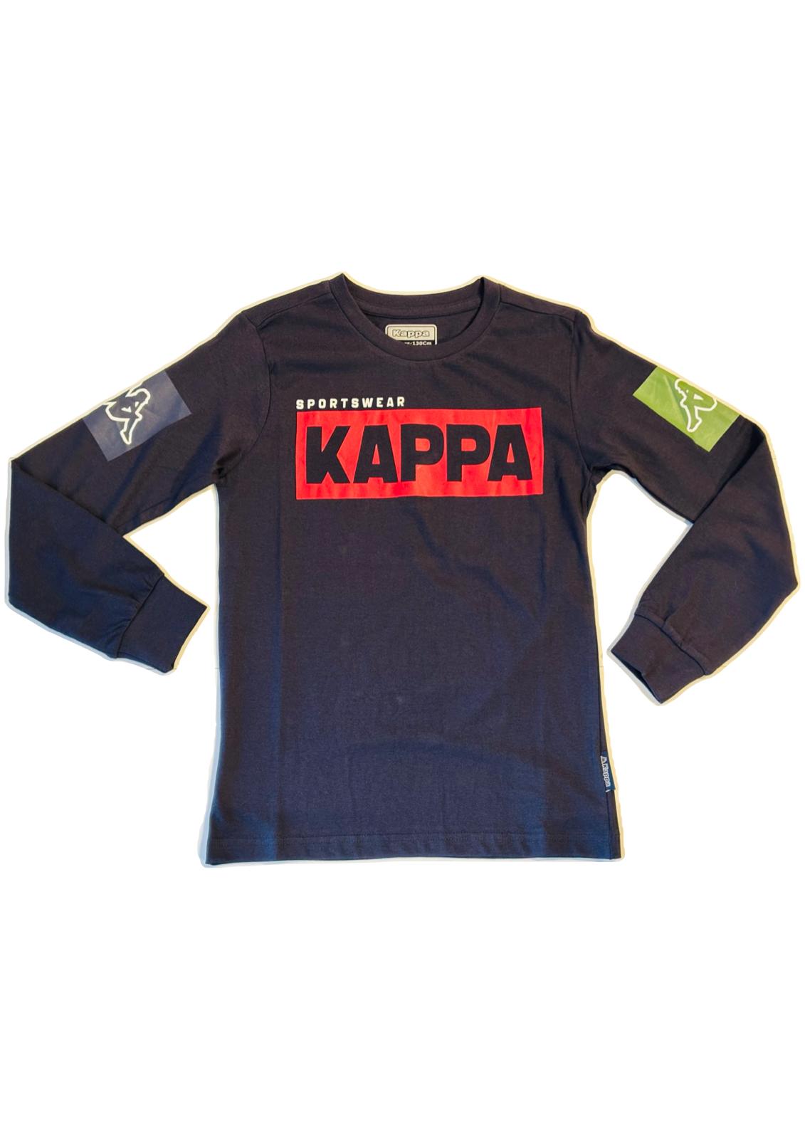 T-Shirt bambino e ragazzo manica lunga con stampa KAPPA