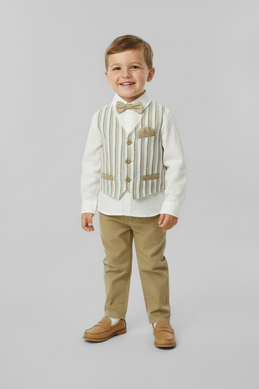 Completo Bambino 3 pezzi con papillon LAST STAR - Taglie 3 e 6 anni