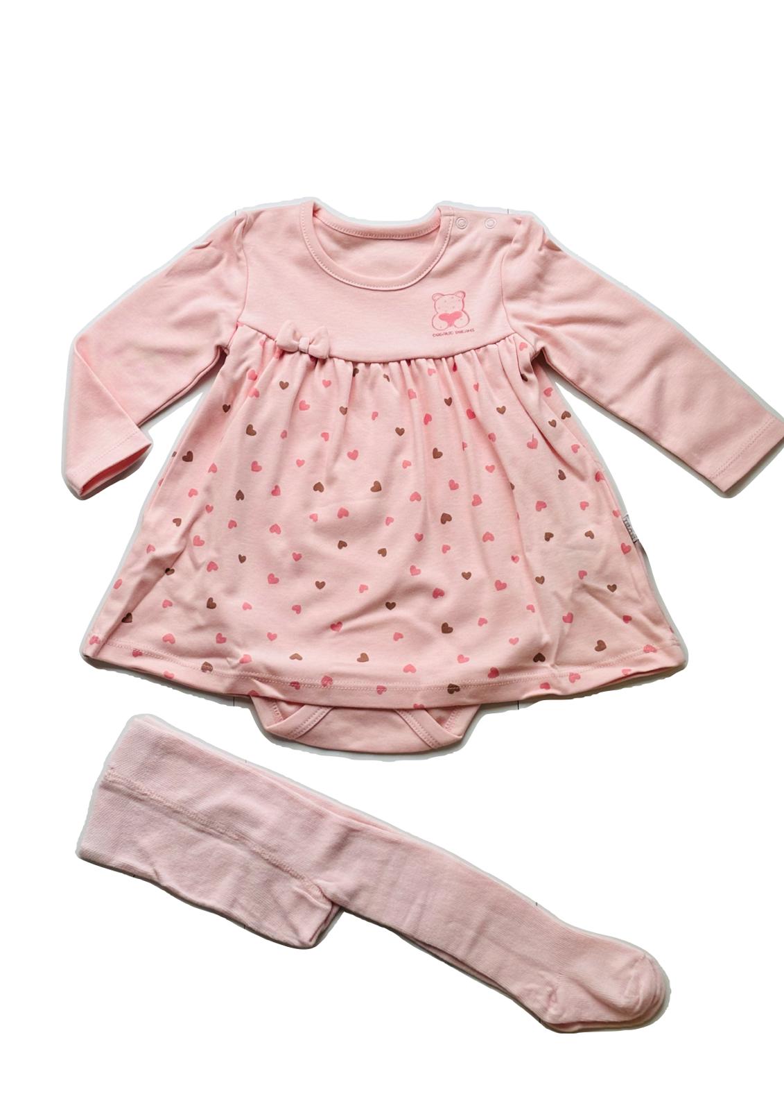 Vestitino Neonata con collant in caldo cotone IRGE baby