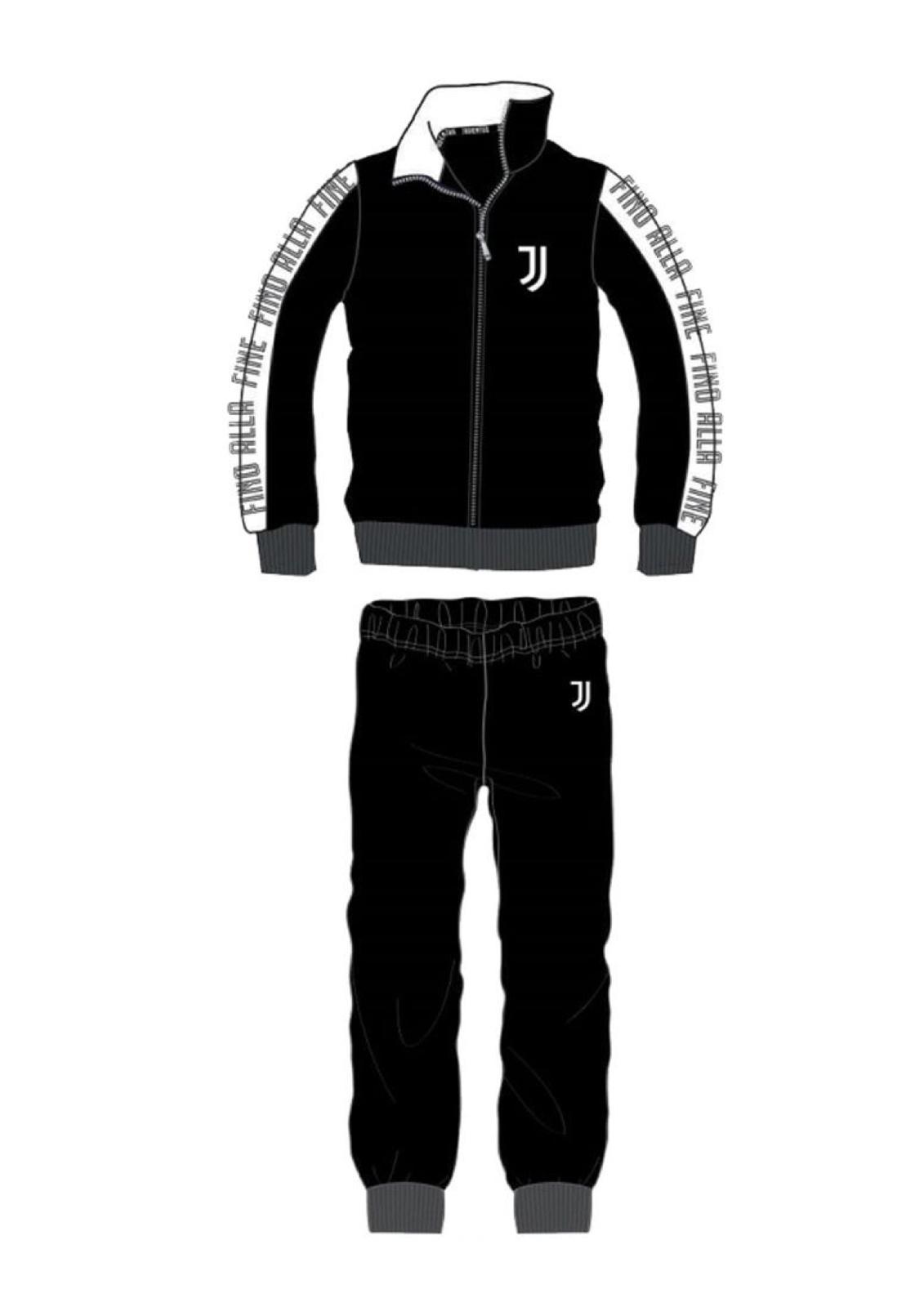 Pigiama Ragazzo aperto con zip in cotone interlock Juventus