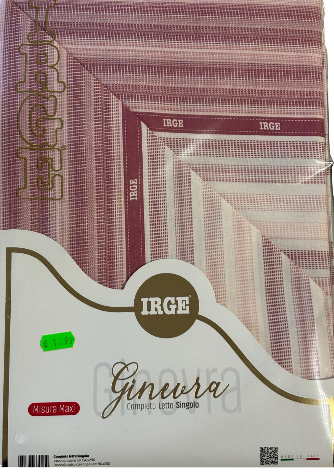 Completo Letto 1 piazza Misure Maxi IRGE