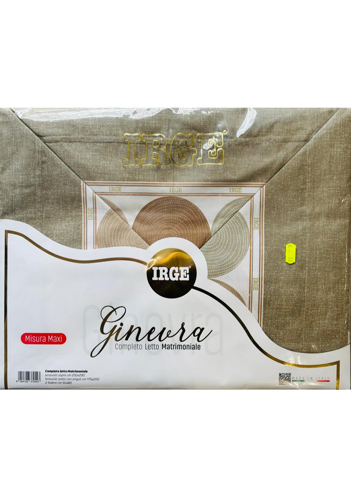 Completo Letto 2 piazze Misure Maxi IRGE