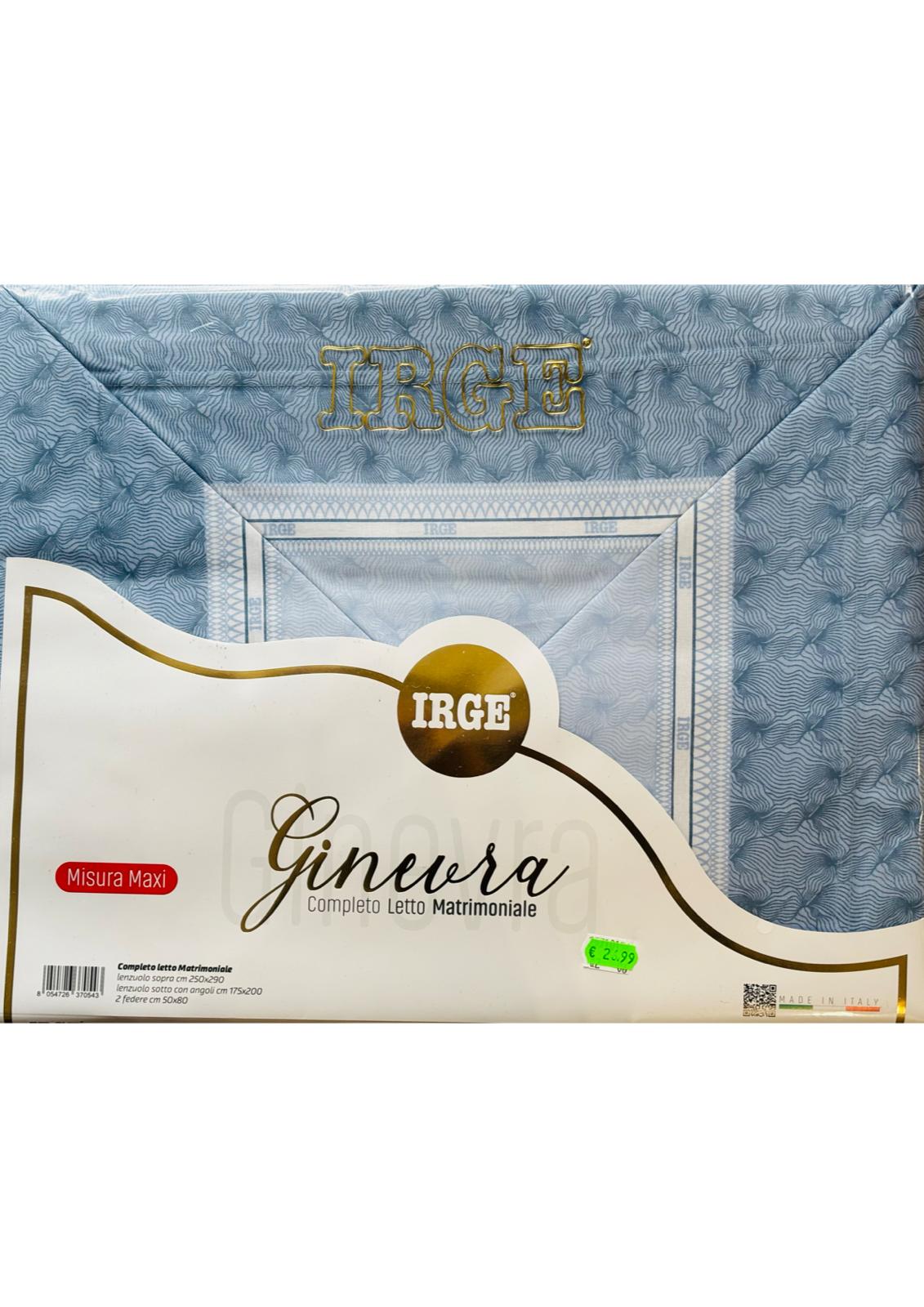 Completo Letto 2 piazze Misure Maxi IRGE