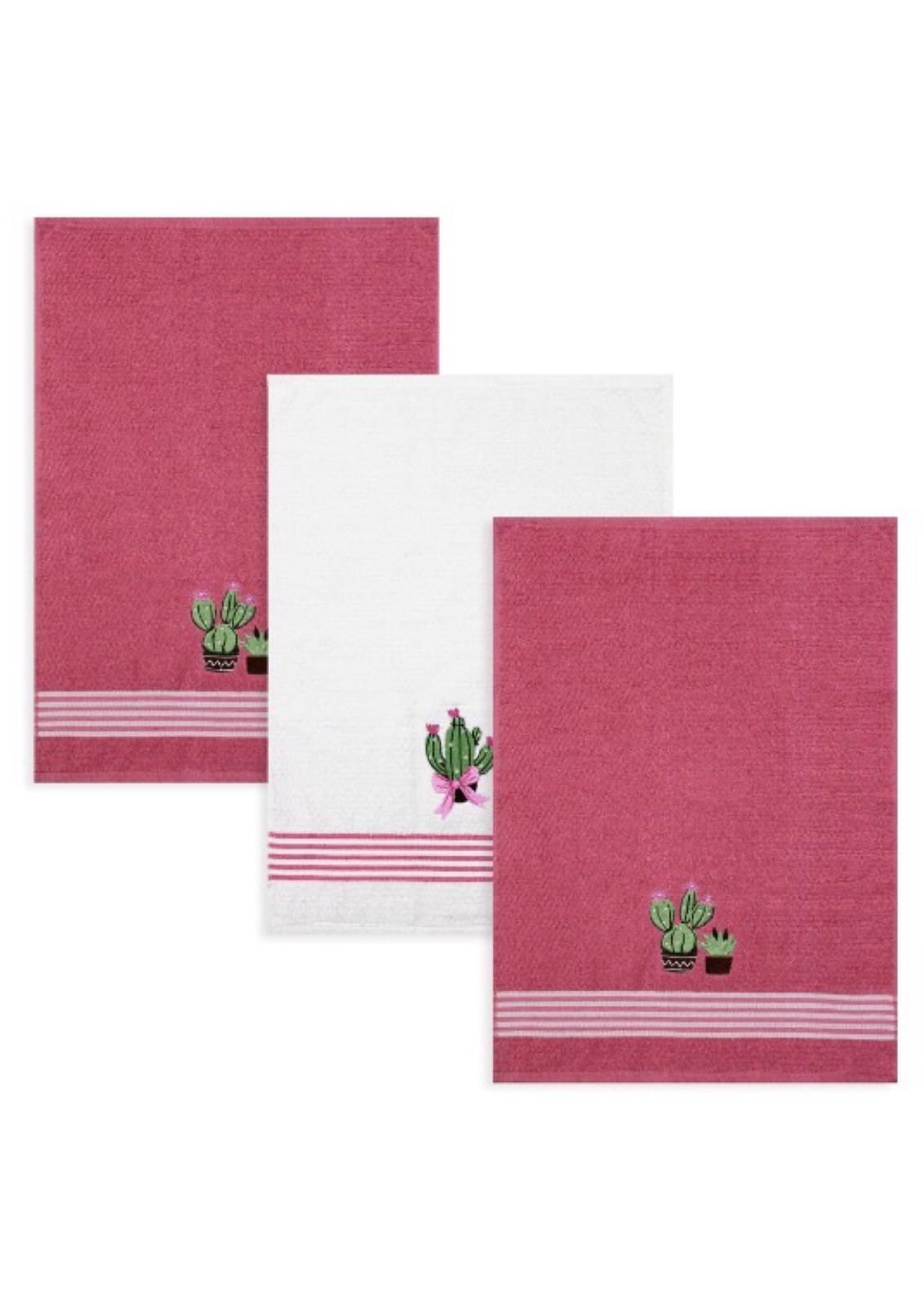 Set 3 strofinacci da cucina canovacci in spugna Jacquard PREZIOSA