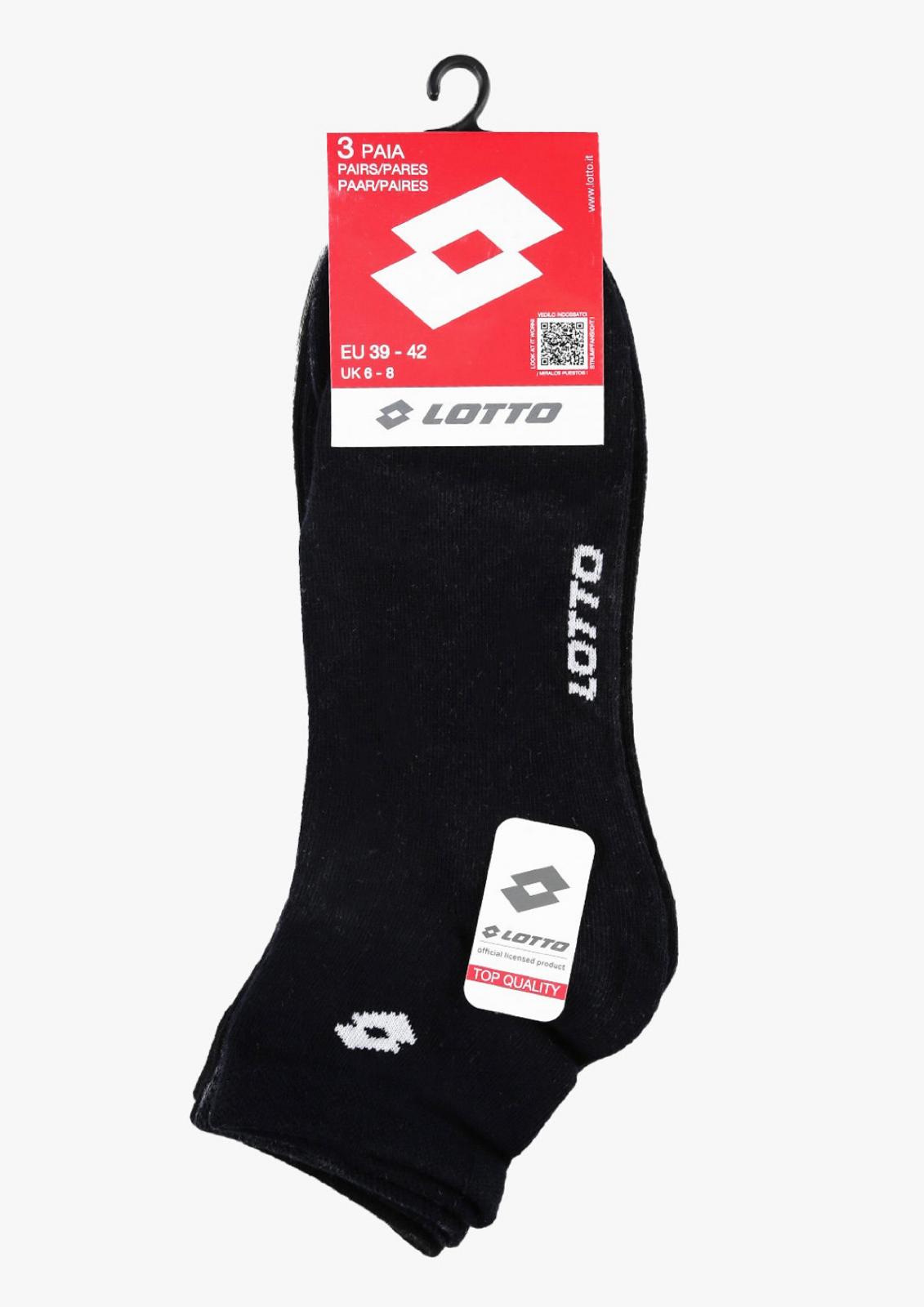 Tripack Calza corta unisex Gila LOTTO
