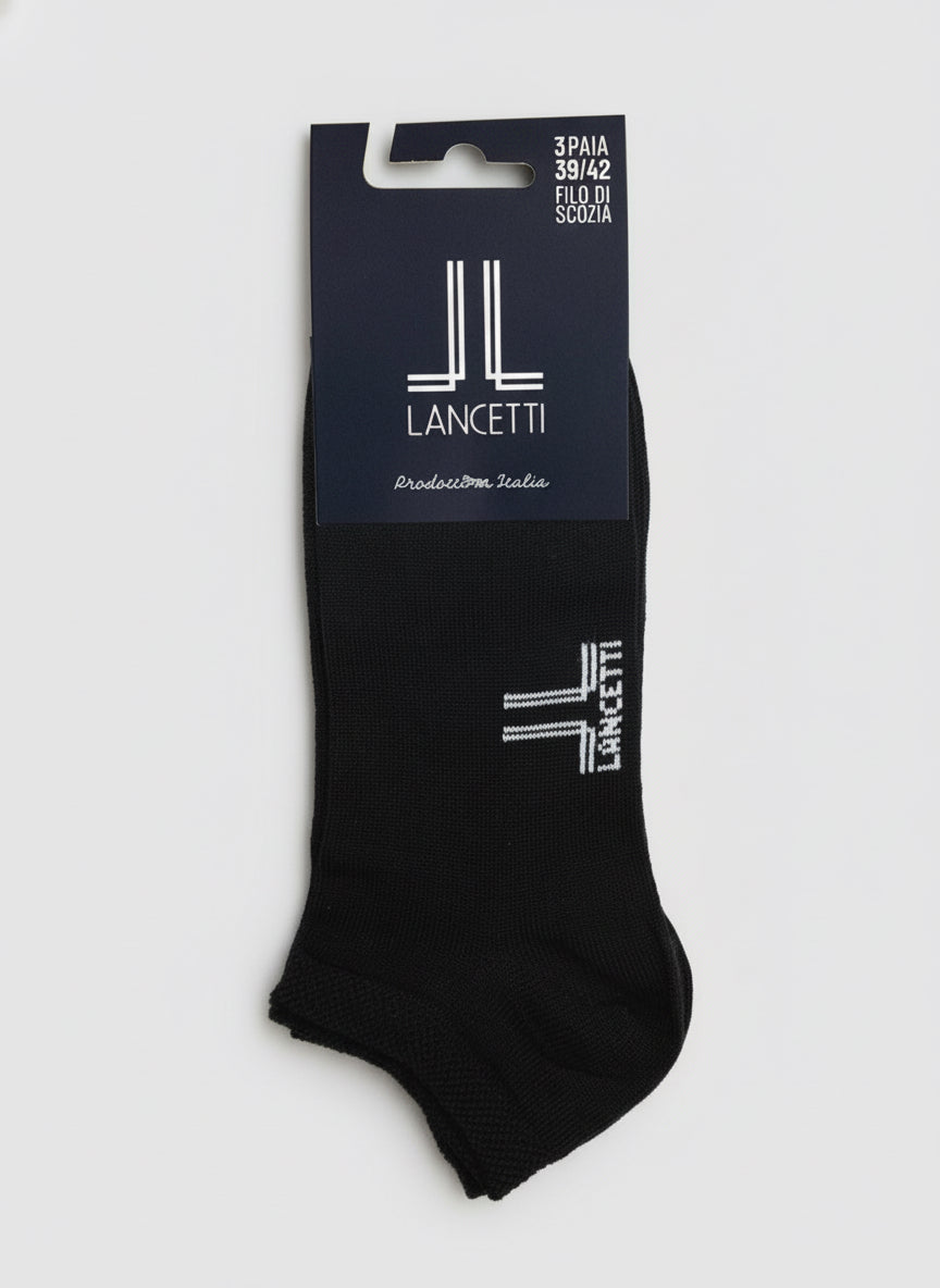 Calza Fantasmino Filo Di Scozia Unisex Confezione 3 Paia - LANCETTI