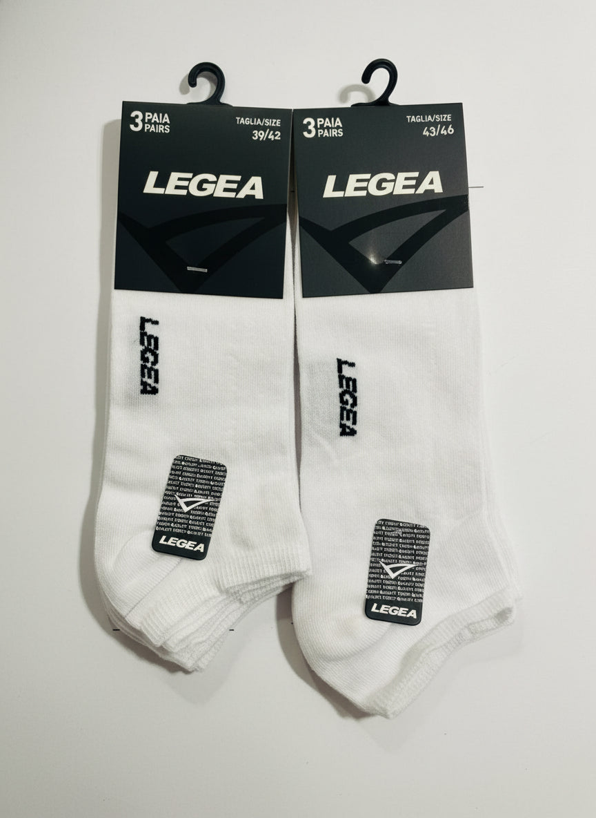 Calza Unisex Fantasmino Jersey di cotone Confezione 3 Paia - LEGEA