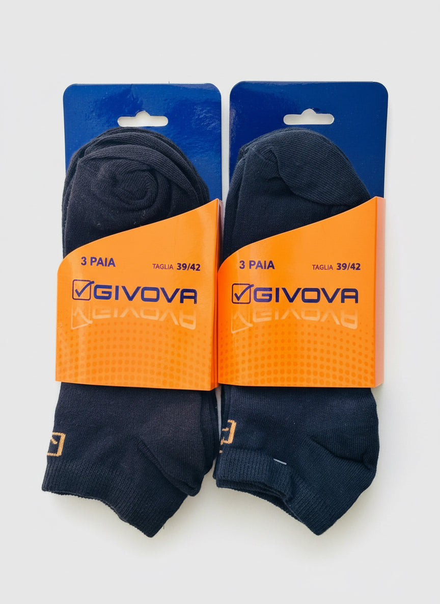 Calza Fantasmino Cotone Unisex Confezione 3 Paia - GIVOVA