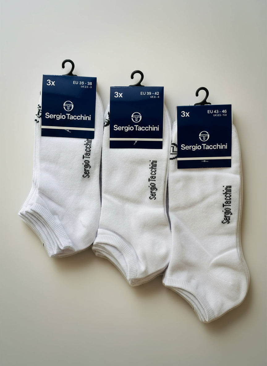 Tripack Calze Salvapiede Unisex Sneacker - SERGIO TACCHINI