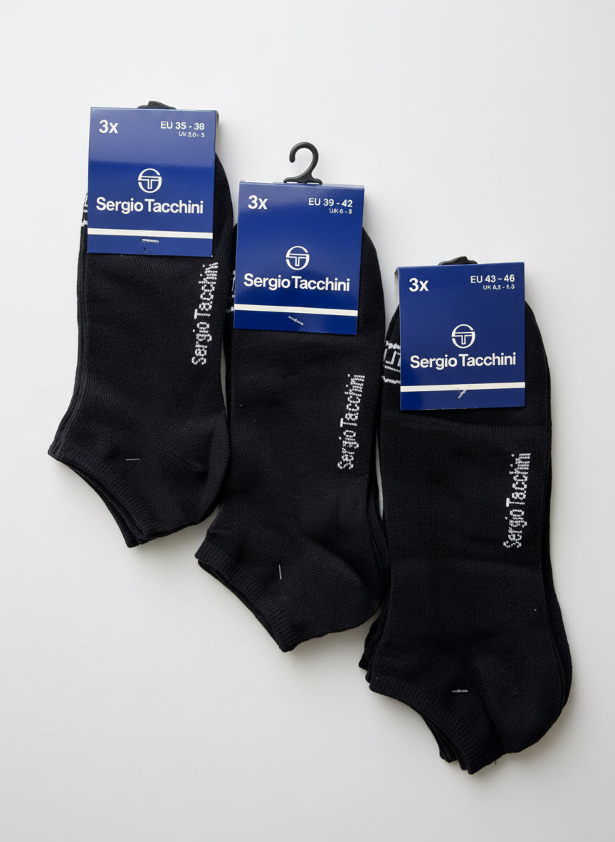Tripack Calze Salvapiede Unisex Sneacker - SERGIO TACCHINI