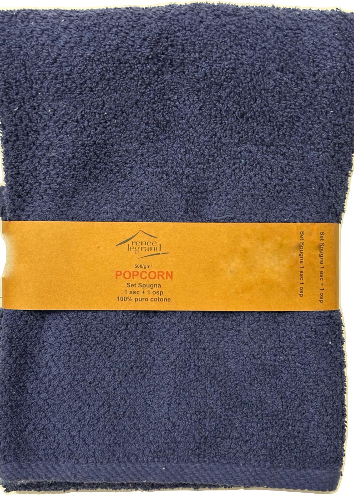 Coppia di asciugamani 1+1 Cotone and RENEE LEGRAND