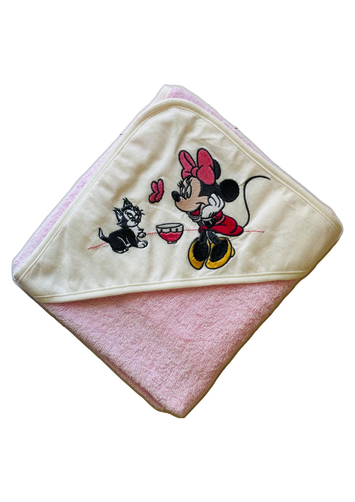 Accappatoio Neonata Triangolo ricamato in spugna Disney ELLEPI