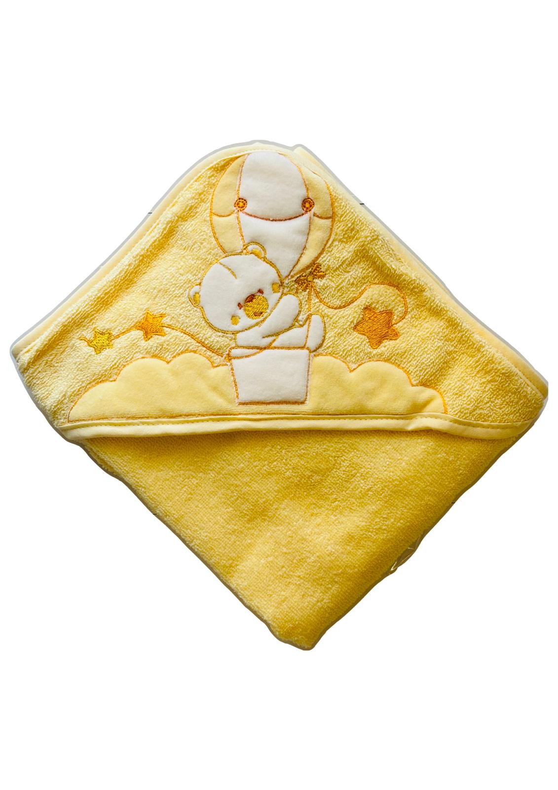 Accappatoio Neonato/a Triangolo ricamato in spugna TENERI BEBE'