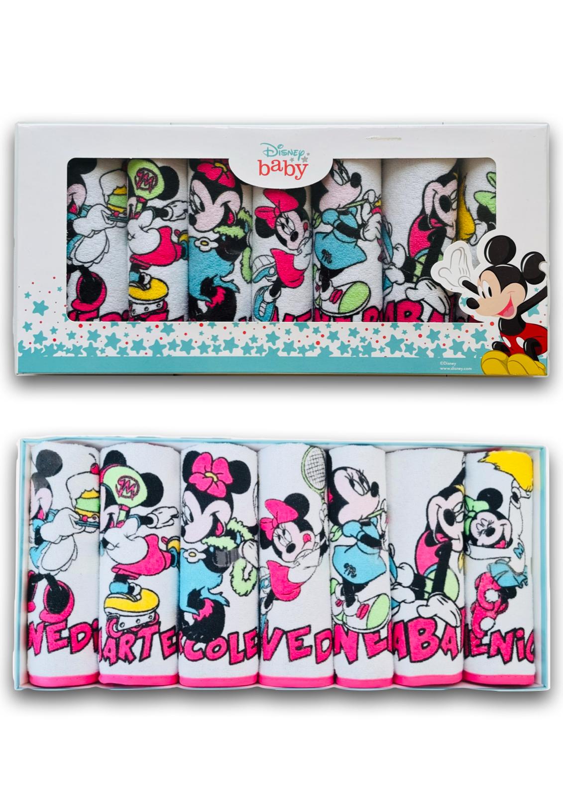 Set 7 Bavette giorni della settimana Minnie in scatola Disney ELLEPI