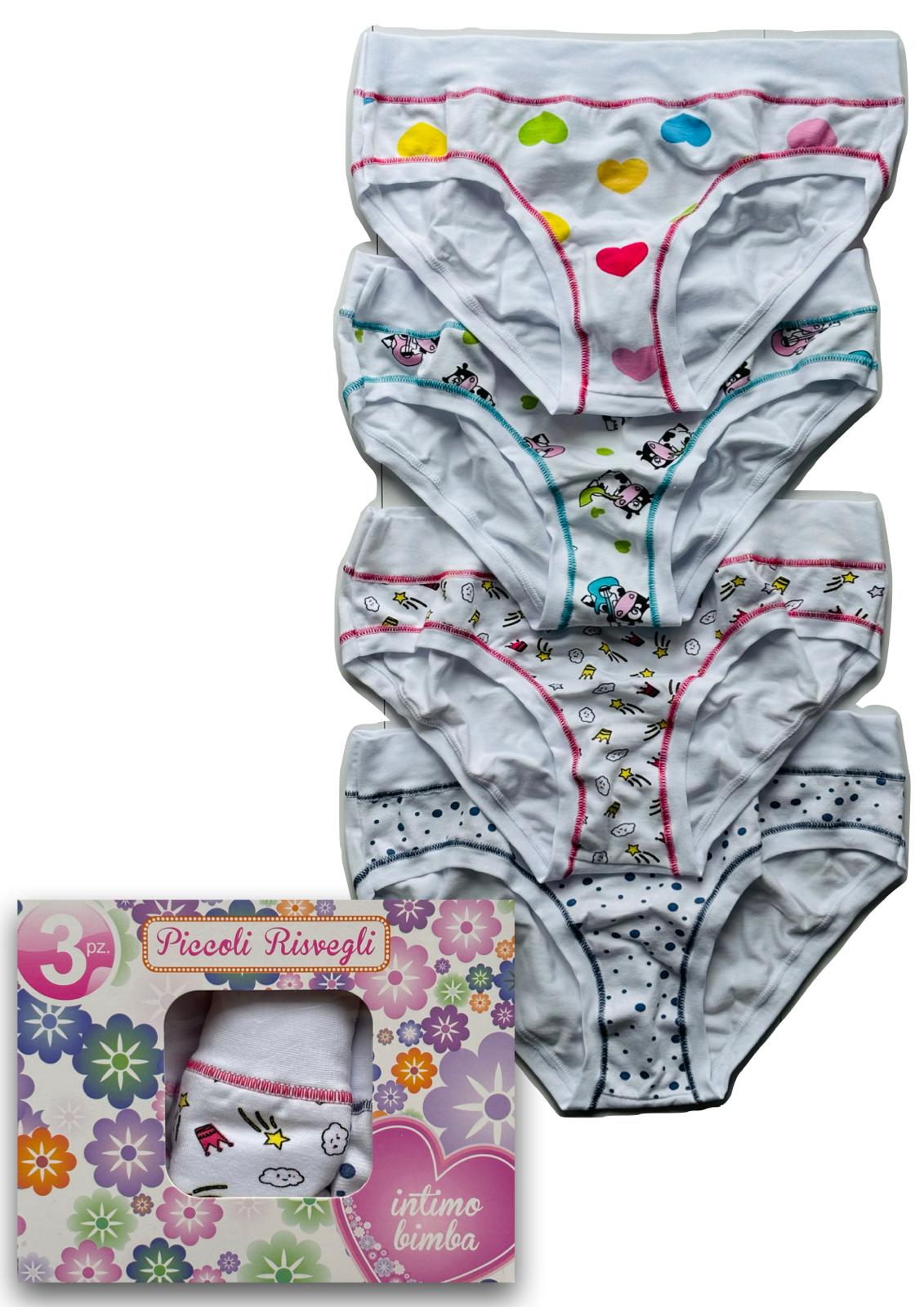 Tripack Slip Bimba e Ragazza PICCOLI RISVEGLI