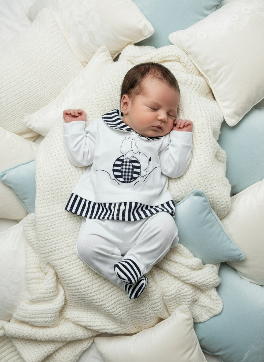 Tutina Neonato Jersey di cotone LE CHICCHE